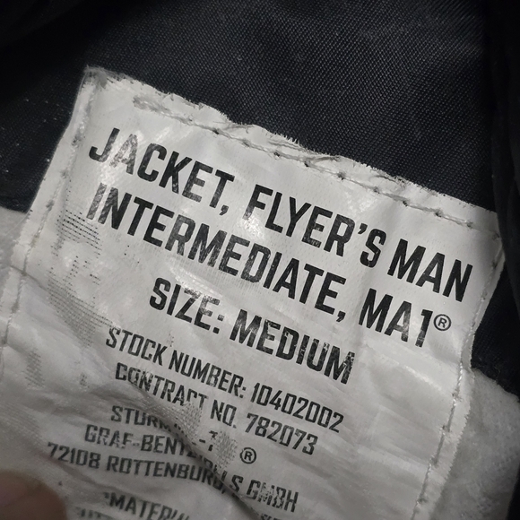 Black Flyers Bomber Jacket - Picture 4 of 6